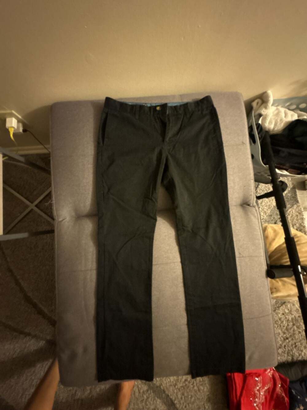 Volcom Frickin Modern Fit Chino Pants Black Size 30